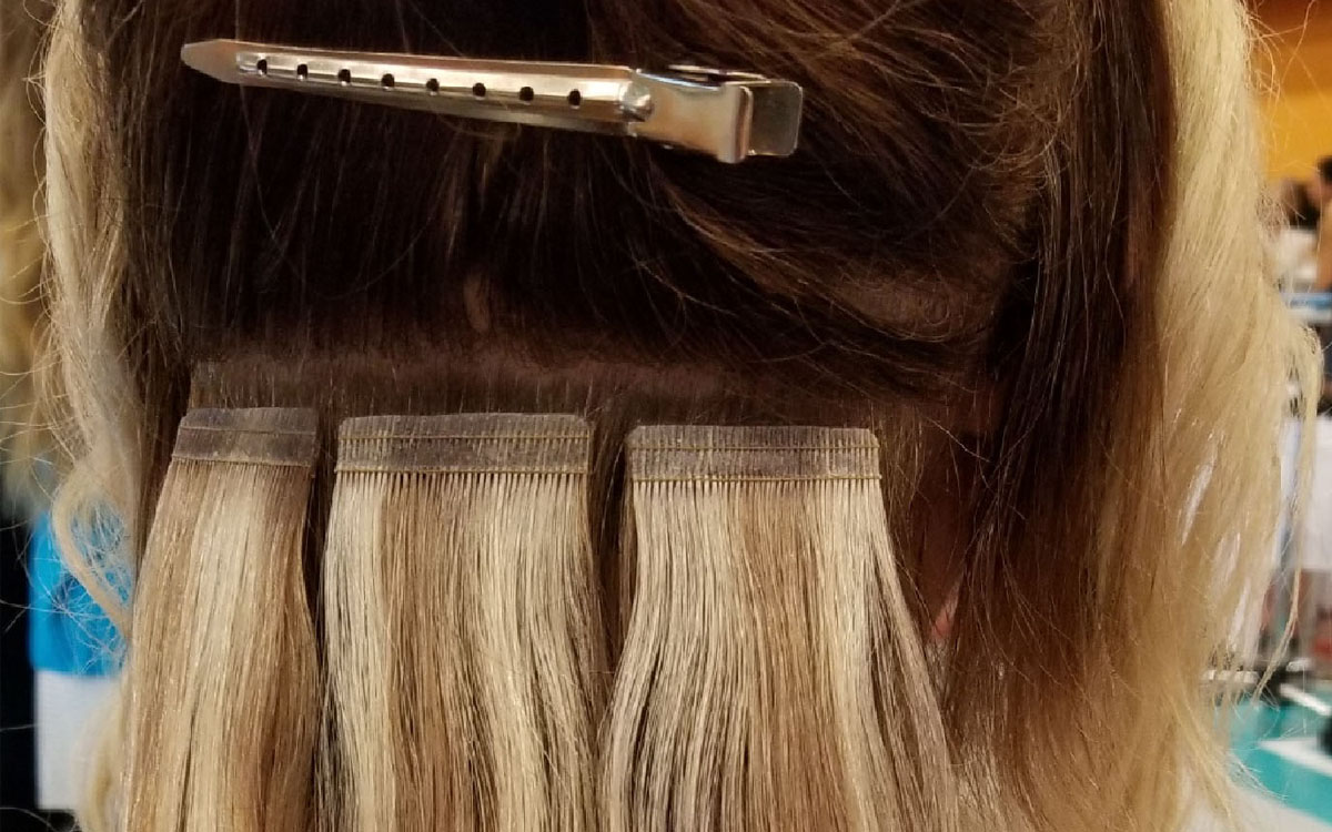 Tape in hair outlet extensions instructions